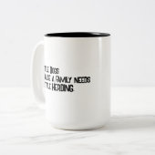 Rinder Hunde Herding Kaffee Tasse (Vorderseite Links)