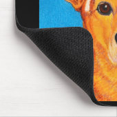 Rinder Hunde Mousepad - "Rot" (Ecke)
