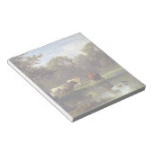 Rinder im Teich Notizblock (angewinkelt)