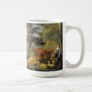 Rinder in der Nähe des Flusses Aelbert Cuyp Kaffeetasse