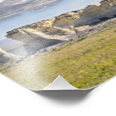 Rinder in Monument Rocks, Kansas Fotodruck (Ecke)