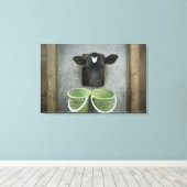 Rinder, individueller Pen Leinwanddruck (Insitu (Holzboden))