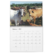 Rinder Kalender (Feb 2027)
