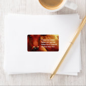 Rinder-Rancher, Metzger oder Rindenfutter Adressaufkleber (Insitu)