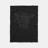 Rinder sind Vegetarier, also müssen Sie es nicht s Fleecedecke (Vorderseite)