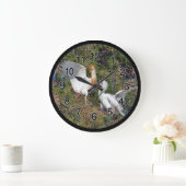 Rinder-Spargel Große Wanduhr (Zuhause)