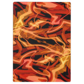 Rinder und Paprikaschoten Klemmbrett (Rückseite)