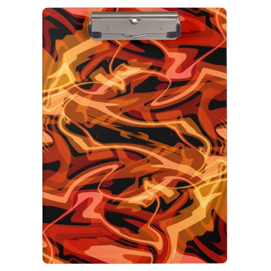 Rinder und Paprikaschoten Klemmbrett (Vorderseite)