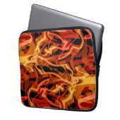 Rinder und Paprikaschoten Laptopschutzhülle (Vorderseite Links)