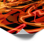 Rinder und Paprikaschoten Poster (Ecke)