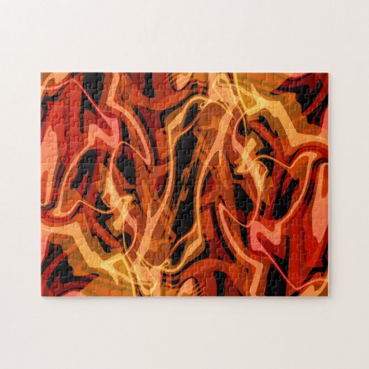 Rinder und Paprikaschoten Puzzle (Horizontal)