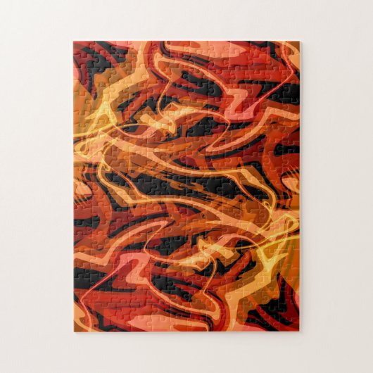 Rinder und Paprikaschoten Puzzle (Vertikal)