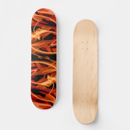 Rinder und Paprikaschoten Skateboard (Vorderseite)
