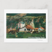 Rinder unter den Barnen SzeneSkagway, AK Postkarte (Vorderseite)