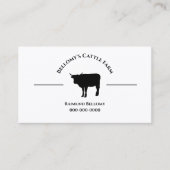 Rinder Visitenkarte (Vorderseite)