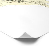 Rinderanatomie Abbildung 24" X 36" Poster (Ecke)