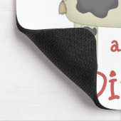 Rinderartiges Tier sind göttlich Mousepad (Ecke)