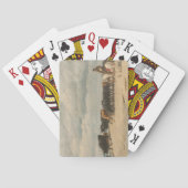 Rinderbestand am Meer (von Eugène Burnand) Spielkarten (Rückseite)