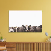 Rinderbestand und Himmel 2 Leinwanddruck (Insitu (Wohnzimmer))