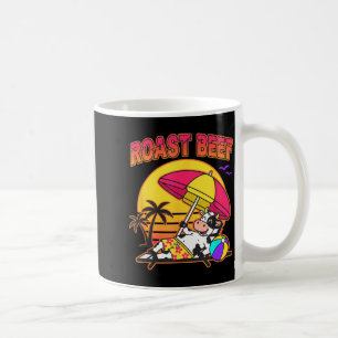 Rinderbraten Strand Kuh Lustiger Bauernhof Tier Ch Kaffeetasse