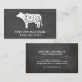 Rinderdiagramm | Seehundkarte | Kopfbrett Visitenkarte (Vorne/Hinten)