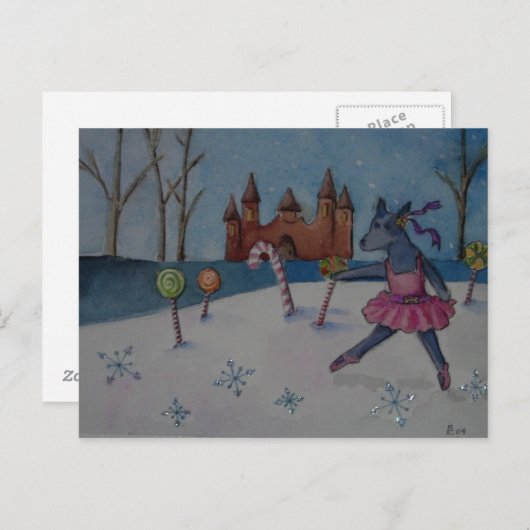 Rinderhund Postkarte (Vorne/Hinten)