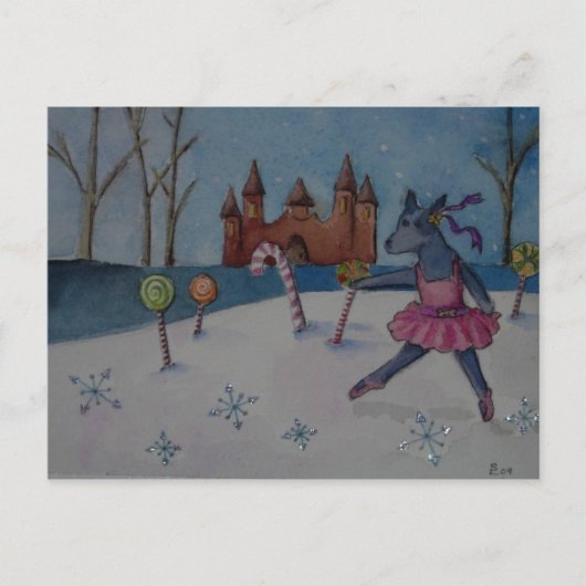 Rinderhund Postkarte (Vorderseite)