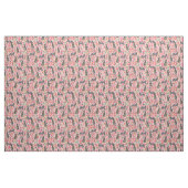 Rinderhund rosa Blüten Stoff (Fat Quarter (45,7 x 55,9 cm))