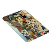 Rindermarkt Mayfair aus dem 18. Jahrhundert Magnet (Rechte Seite)