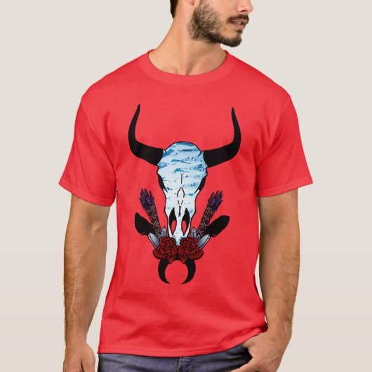 Rinderschädel T-Shirt (Vorderseite)