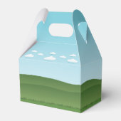 Rinderschaf-Hühnerfarm Geburtstag Vielen Dank Geschenkschachtel (Rückseite)