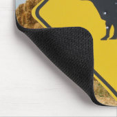 Rinderschild, Baled Hay, Blauer Himmel, Wolken Mousepad (Ecke)