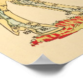 Rindertierärztliche Skelettanalyse Poster (Ecke)