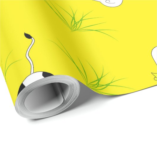 Rinderwahn-Packpapier Geschenkpapier (Rolleneckpunkt)