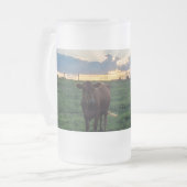 Rinderzucht Sunset Mattierte Tasse (Vorderseite Links)
