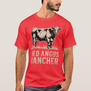 Rinderzüchter - Red Angus Rancher T-Shirt