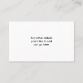 RINDFLEISCH / APIARIST UNTERNEHMENSKARTE.Australis Visitenkarte (Rückseite)