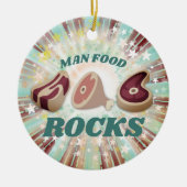 Rindfleisch aus Fleisch von Menschenkost personali Keramik Ornament (Vorne)