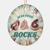 Rindfleisch aus Fleisch von Menschenkost personali Keramik Ornament (Links)