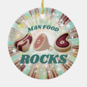 Rindfleisch aus Fleisch von Menschenkost personali Keramik Ornament (Hinten)