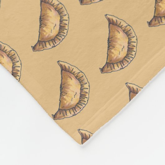 Rindfleisch Empanadas Spanisch Lateinamerikanische Fleecedecke (Ecke)