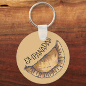 Rindfleisch Empanadas Spanisch Lateinamerikanische Schlüsselanhänger (Vorderseite)