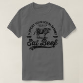 Rindfleisch essen T-Shirt (Design vorne)