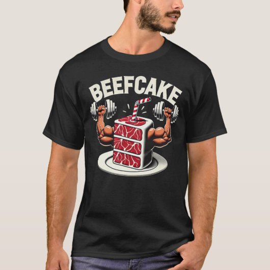 Rindfleisch - Funny Gym T-Shirt (Vorderseite)