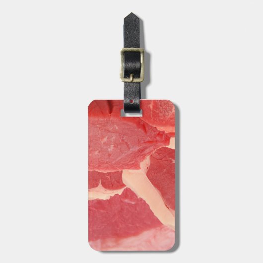 Rindfleisch Gepäckanhänger (Vorderseite vertikal)