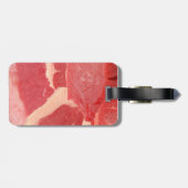 Rindfleisch Gepäckanhänger (Rückseite horizontal)