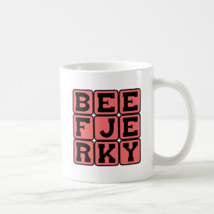 Rindfleisch-Jerky, dehydriertes Leckerli Kaffeetasse
