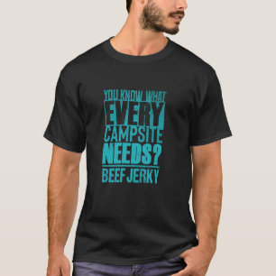 Rindfleisch-Jerky- und Camping-Liebhaber u2013 Lus T-Shirt