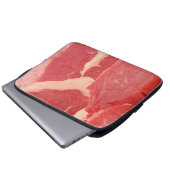 Rindfleisch Laptopschutzhülle (Vorne Knopf)