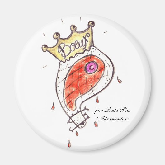 Rindfleisch Magnet (Vorne)